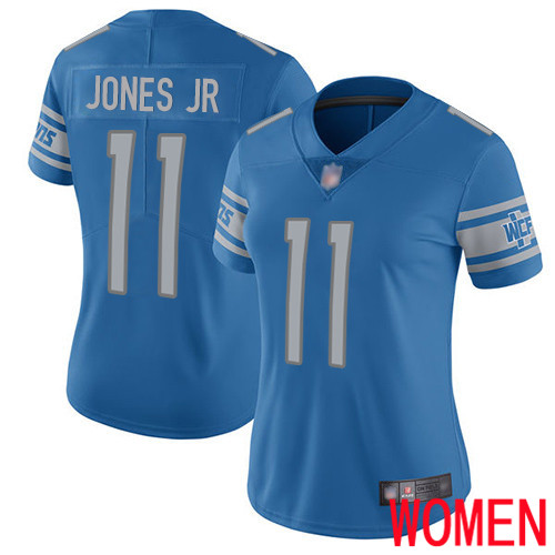 Detroit Lions Limited Blue Women Marvin Jones Jr Home Jersey NFL Football #11 Vapor Untouchable->women nfl jersey->Women Jersey